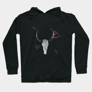 ox head skeleton Hoodie